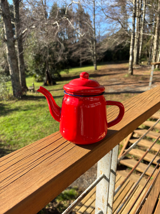 Tetera Roja enlozada