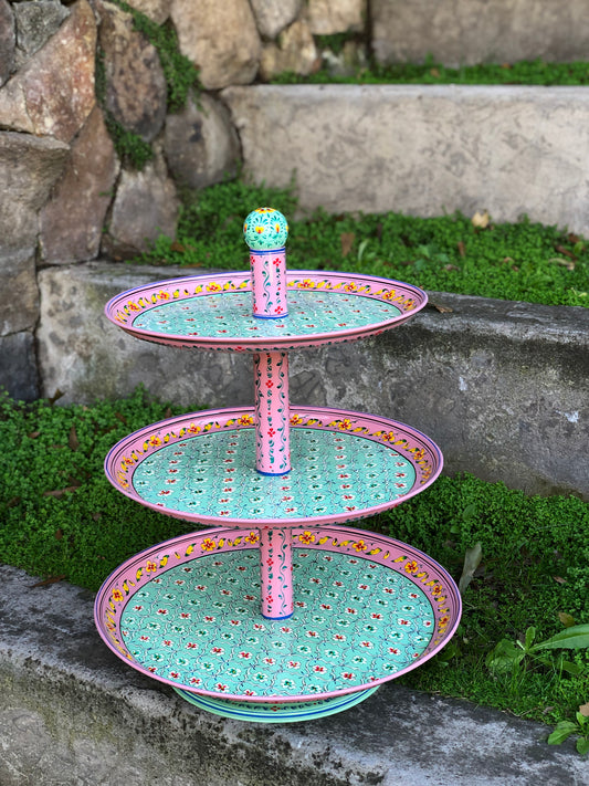 Pedestal Turquesa Rosa